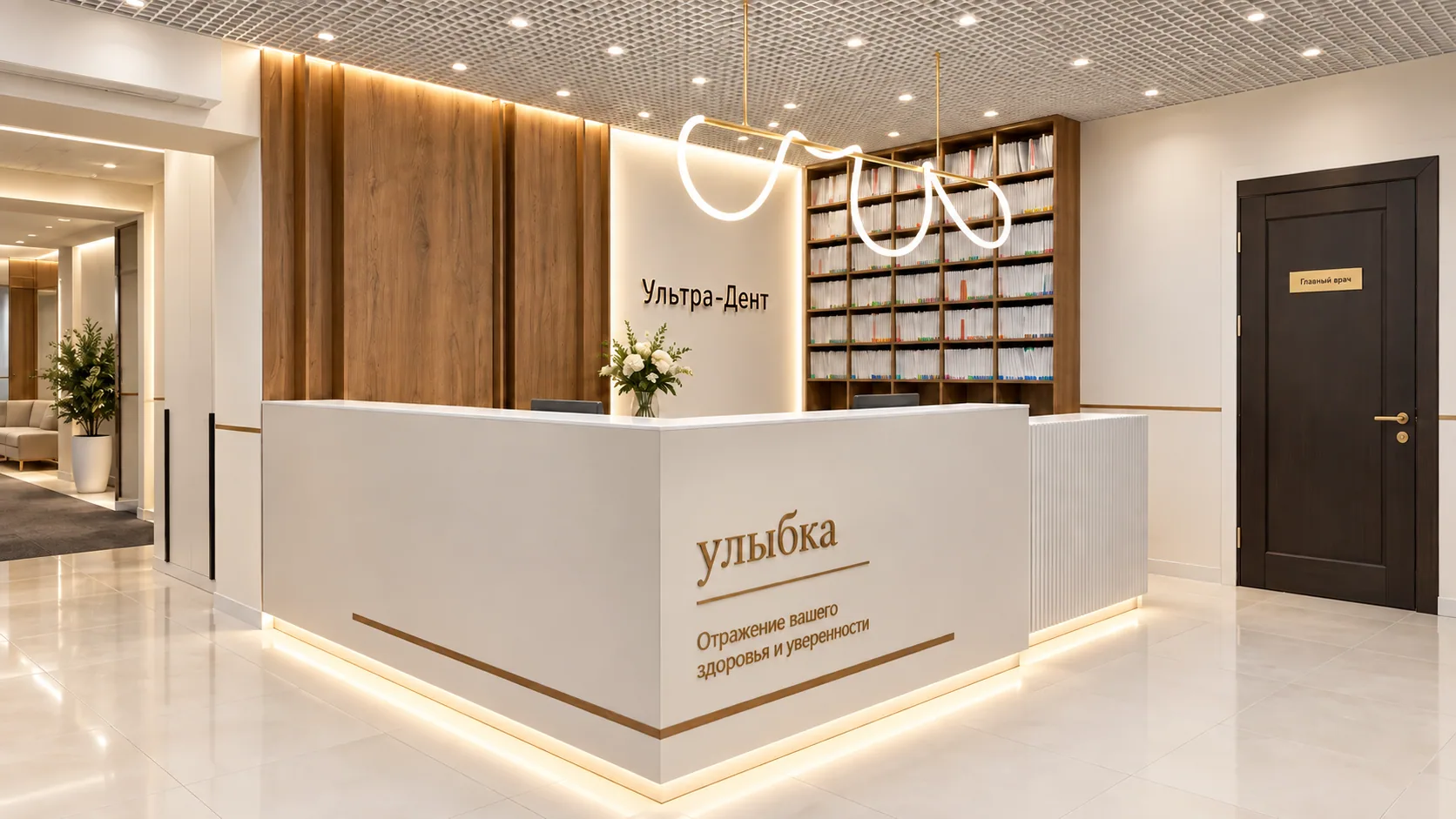Интерьер стоматологии Ультра-Дент